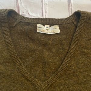 Braemar vintage man sweater. Brow. Size40. 100% pure cashmere .